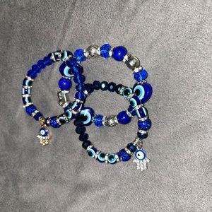 3 Evil Eye Bracelets 🧿